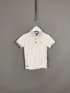 TED BAKER Polo Shirt - Age 5-6yrs - White - Great Condition - Boy’s - Picture 1 of 4