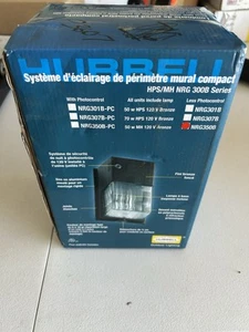 Hubbell NRG350B Compact Perimeter Wallpack 50w 120v Bronze - Picture 1 of 2