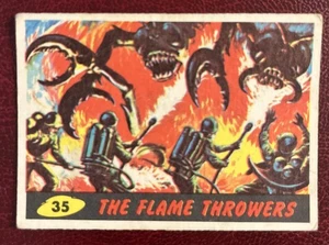 1964 Mars Attacks UK #35 Bubbles Inc. - The Flame Throwers - Picture 1 of 3