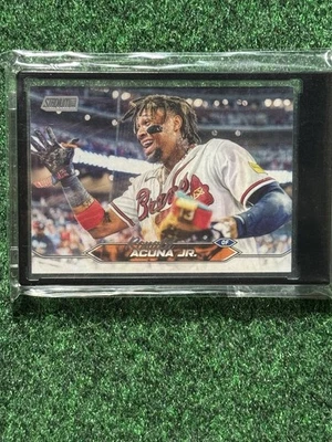 2024 Topps Stadium Club Image Variation SSP #100 Ronald Acuna Jr. Atlanta Braves - Image 1 of 2