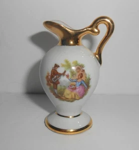 Miniatur 2-1/2" Limoges Frankreich Vase - Bild 1 von 6
