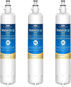 Waterdrop Plus WDP-F19C Replacement for GE® RPWFE® Refrigerator Water Filter (3) - Picture 1 of 10