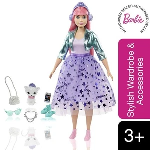 Girls Princess Daisy Doll Barbie Princess Adventure Doll Deluxe - Picture 1 of 8