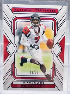 π₯π Michael Vick - 2024 Panini Tesori Nazionali Calcio Falchi 29/75 ππ₯ - Foto 1 di 2
