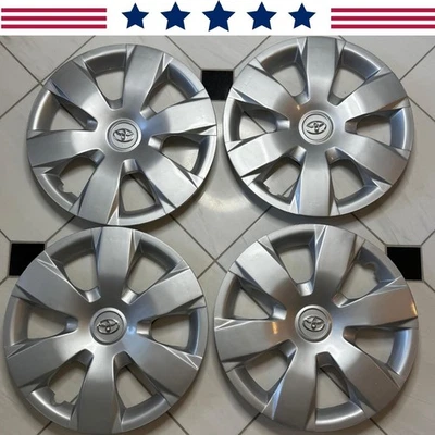 Tampa de aro de roda calota 16" compatível com 2007 2008 2009 2010 2011 Toyota Camry pacote com 4 EUA - Imagem 1 de 4