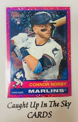 2025 Topps Heritage Pink Sparkle Singles--Pick Your Card--$1 Ships All You Pick - Image 1 of 4