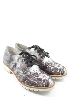 BRONX Zapatos brogue Mujeres Flats Talla EU 41 gris-blanco-negro look casual - Imagen 1 de 4