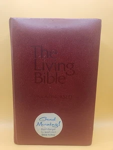 Vintage The Living Bible Paraphrased Hardcover 1971 Tyndale Publishing - Picture 1 of 5