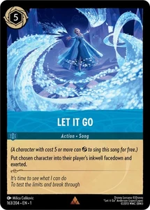 Let It Go #163/204 The First Chapter - Juego de cartas coleccionables Disney Lorcana - Imagen 1 de 1