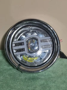 Cyron Motor ABIG7B2-C Headlight 7" Beast 2 Chrome Light. Tested. Works. - Picture 1 of 10