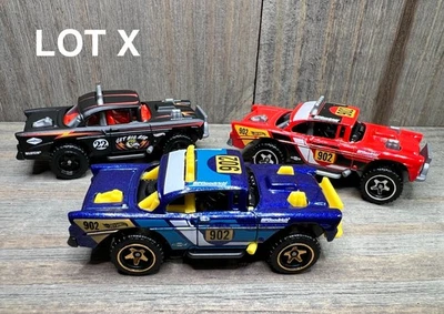 Loose New Hot Wheels BIG AIR BEL AIR Lot Pair SAFARI MODE Baja Gasser CHEVY - Image 1 of 4