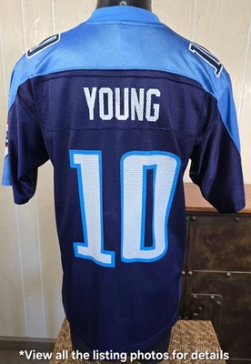 Vince Young #10 TENNESSEE TITANS Men's Reebok Equipment JERSEY Sz S - Image 1 of 4