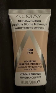 Almay Skin Perfecting Healthy Biome Foundation Makeup 100 Fair - Picture 1 of 1