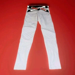 Leggings brasilianisch LaBella Mafia gesteppt hohe Kompression weiß niedrige Taille S neu mit Etikett - Bild 1 von 5