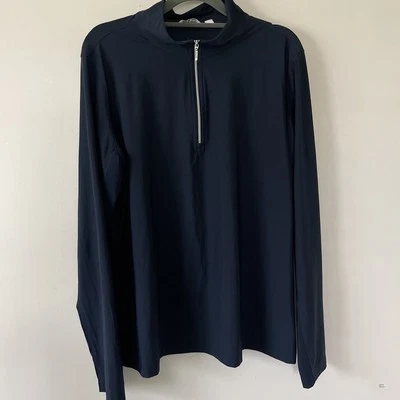 Lady Hagen Navy Long Sleeve 1/4 Zip Golf Pullover Size XL - Image 1 of 4
