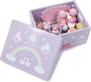 MADRE JARDÍN Madera Casa de Juego Sueño Unicornio Café Nuevo - Imagen 1 de 6