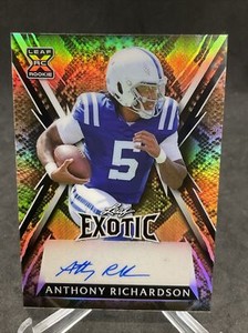 2023 Leaf Exotic Anthony Richardson Auto Rookie Snake 4/5