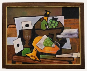 After Georges Braque - 20th Century Oil, Still Life with Clarinet - Picture 1 of 5