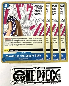 4x One Piece OP09-059 UC Murder at the Steam... - Inglés - Juego - TCG - Como nuevo - Imagen 1 de 1