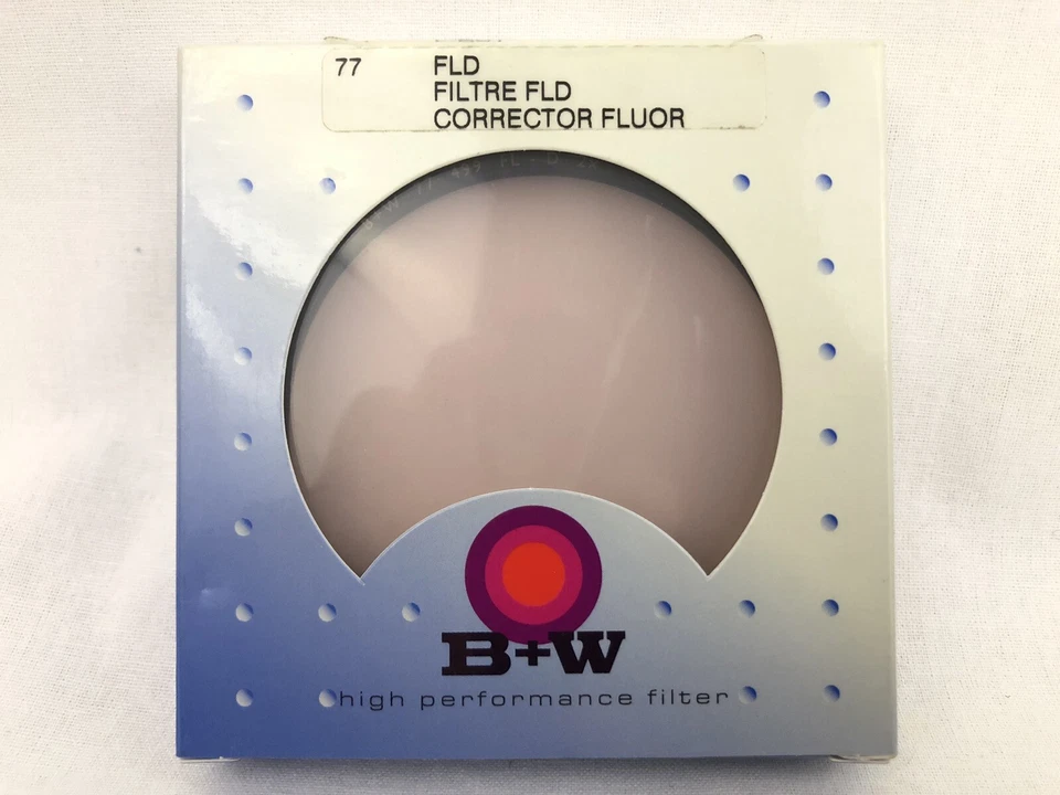 B+W New 77mm Fluorescent Glass Filter for Daylight Film F-day #499 New Old Stock - Image 1 of 4