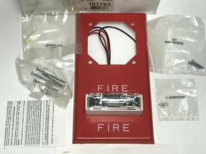 WHEELOCK REMOTE SYNC STROBE 15/75cd RED RSSP - 241575W - FR 16 - 33vdc 107793 - Bild 1 von 3