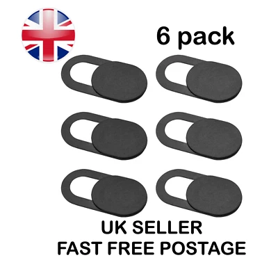 6x Webcam Cover Slider Laptop Tablet Macbook Ultra Thin Privacy Security Camera. - Image 1 of 3