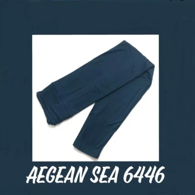 Girls S/M LuLaRoe ~ SOLID AEGEAN SEA DARK TEAL GREEN ~ Leggings; KIDS SIZES 2-8 - Image 1 of 3