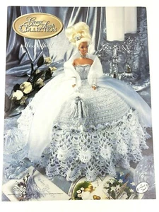 Annie's Attic Crochet Gems of the South Collection Miss April Fashion Doll Dress - Picture 1 of 6