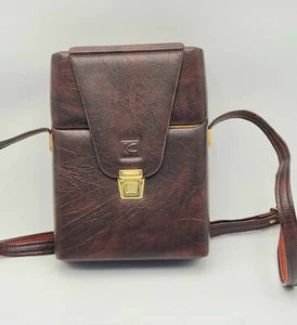 Vintage Kodak Camera Bag Faux Padded Leather w/ Strap Carry Case - Picture 1 of 11