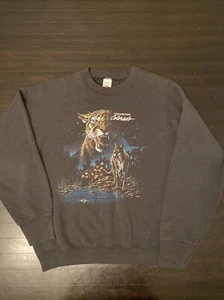 Vintage Cedaredge Colorado Lion Sweat Shirt Adult Unisex Large Rare Retro - Picture 1 of 7