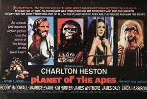 Planet Of The Apes 1990 Movie British Quad Style Poster 24 x 34 - Picture 1 of 1