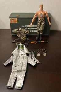 Vintage 1996 G.I. Joe Doll Blond With Footlocker & Accessories - Read - Picture 1 of 20