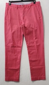 Polo Ralph Lauren para hombre talla 34/32 rosa elástico ajuste recto - Imagen 1 de 8