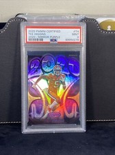 2020 Panini Certified Tee Higgins 05/10 Purple Mirror PSA 9 Cincinnati Bengals