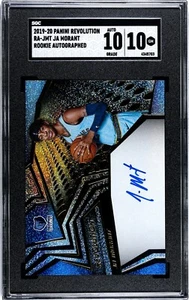 Panini Revolution Ja Morant 2019-20 #RA-JMT novato automático SGC grado 10/10 radiocontrol - Imagen 1 de 3