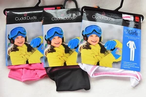 Cuddl Duds Warm Base Layer Lightweight Crew & Legging XS S Black White Pink NEW - Picture 1 of 5