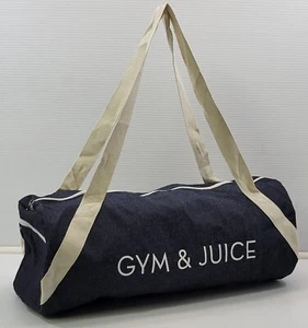MSC) Gym & Juice sportliche blaue Denim Schulter Seesack 19" - Bild 1 von 8