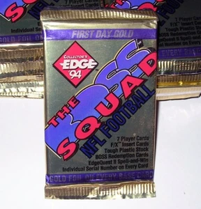 NFL Football '94 Collector's Edge: The Boss Squad Packs --- FIRST DAY GOLD --- - Bild 1 von 1