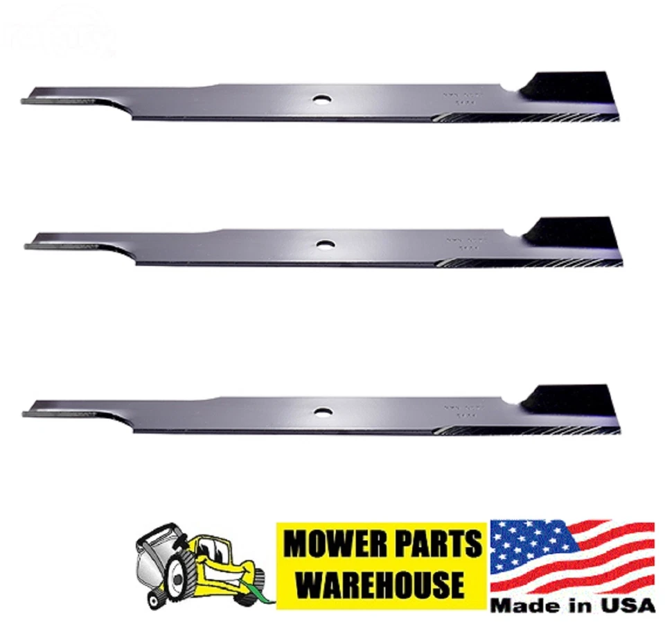 3 BLADES 61" CUT SCAG 481708 482879 FOR FERRIS 1521227 5101756 BAD BOY GRAVELY - Image 1 of 1