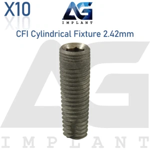 10 CFI zylindrisches Titan-Befestigungssystem Int Sechseck 2,42 mm Prothetik - Bild 1 von 7