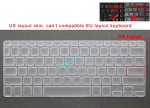 US Keyboard Skin Cover for Asus Vivobook S14 S430 S430UN S4300 K430 X430 TP412UA - Picture 1 of 7