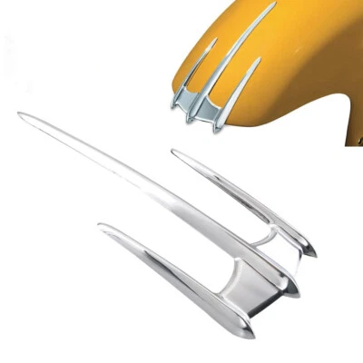 Motorcycle Chrome Front Fender Accent Trim for Honda Goldwing GL1800 2001-2015 - Image 1 of 4