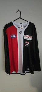St Kilda 2023 Authentic Mens Home Long Sleeve Guernsey - Picture 1 of 3