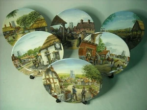 Placa Your Choice Royal Doulton VIAJE A TRAVÉS DEL PUEBLO Mick Bensley P1 - Imagen 1 de 7