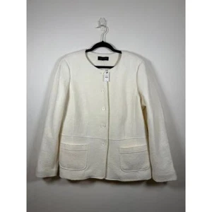 NWT Talbots Boiled Wool Blend Jacket Blazer Size 16 - Picture 1 of 9