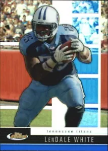 2008 Topps Finest LENDALE WHITE #37 rifrattori blu xfractor 🏈 - Foto 1 di 2