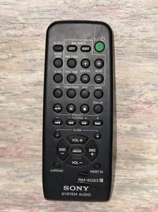 Sistema de control remoto de audio Sony RM-SGS3 FABRICANTE DE EQUIPOS ORIGINALES, excelente puerta de cierre probado, funciona - Imagen 1 de 5