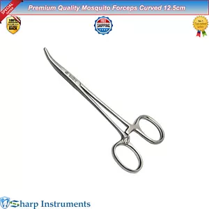 Mosquito Forceps Curved Hemostat Artery Tissue Plier 12.5cm Surgical Instruments - Bild 1 von 3