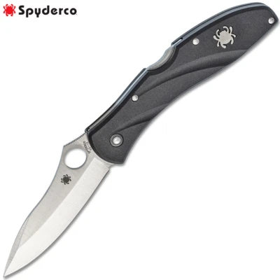 Spyderco Centofante 3 VG-10 Hoja Lisa FRN Manijas Canalizadas Paladio C66PBK3 Foto 1 de 4
