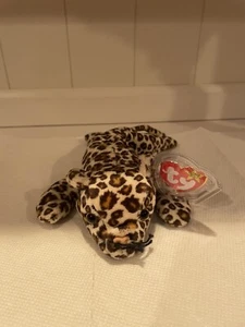 Ty Beanie Baby 1996 “Freckles” the Spotted Leopard Rare w/PE  Pellets- 4066 - Picture 1 of 8